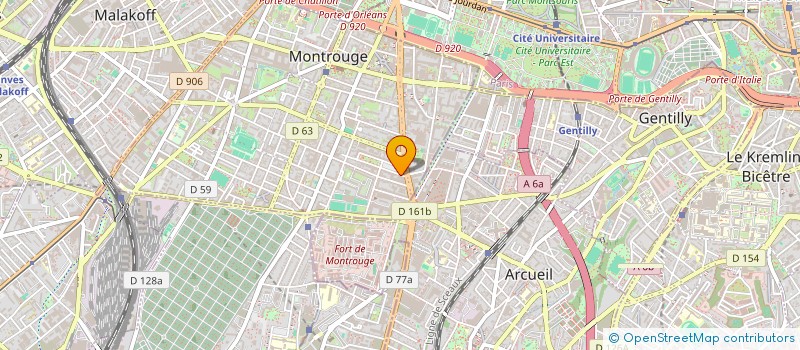 localisation de l'entreprise MONSIEUR LUC DA SILVA à MONTROUGE