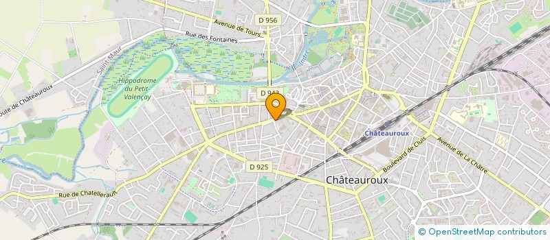 localisation de l'entreprise MONSIEUR LUC DAGAUD BERGER à CHATEAUROUX
