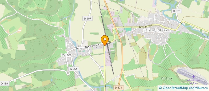 localisation de l'entreprise MONSIEUR LUC DANGIN à CELLES-SUR-OURCE