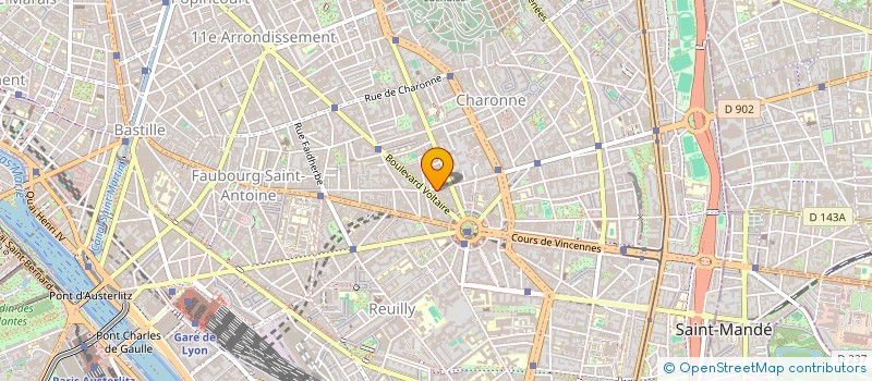 localisation de l'entreprise MONSIEUR LUC DARRIBERE  PARIS