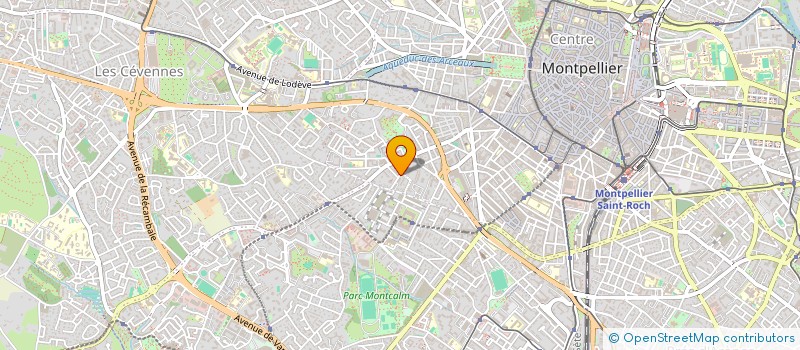 localisation de l'entreprise MONSIEUR LUC DAVID à MONTPELLIER