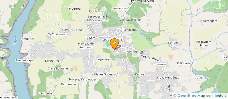 localisation de l'entreprise MONSIEUR LUC DAYOU  GOUESNACH