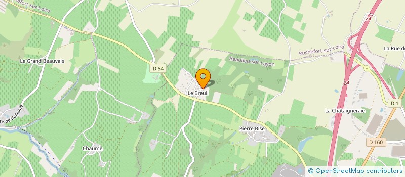 localisation de l'entreprise MONSIEUR LUC DE BISSCHOP à BEAULIEU-SUR-LAYON