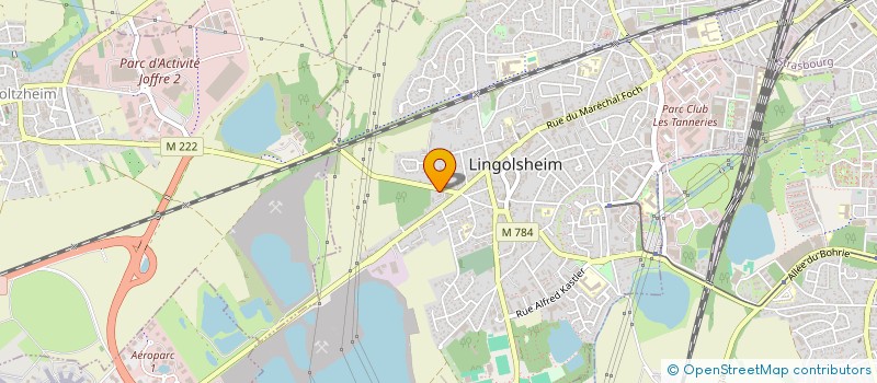 localisation de l'entreprise MONSIEUR LUC DE NORRE  LINGOLSHEIM