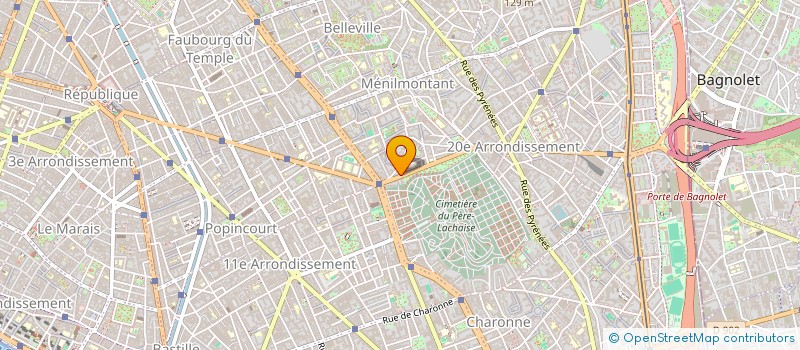 localisation de l'entreprise MONSIEUR LUC DEFLANDRE  PARIS