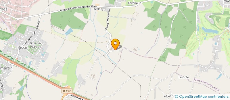 localisation de l'entreprise MONSIEUR LUC DEGREZ  GUERANDE