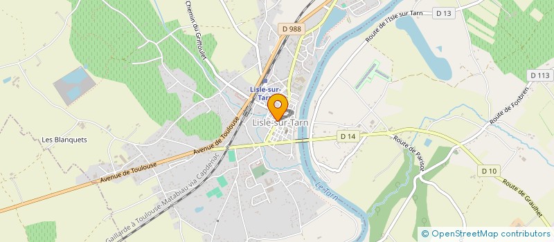localisation de l'entreprise MONSIEUR LUC DEGUILHEM à LISLE-SUR-TARN