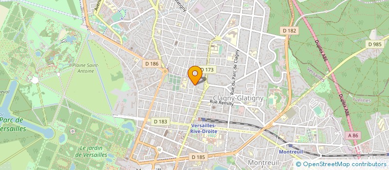 localisation de l'entreprise MONSIEUR LUC DEGUILLAUME à VERSAILLES
