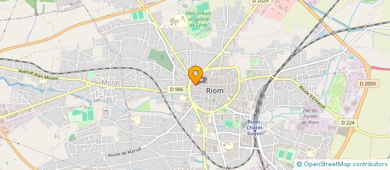 localisation de l'entreprise MONSIEUR LUC DELADOEUILLE à RIOM