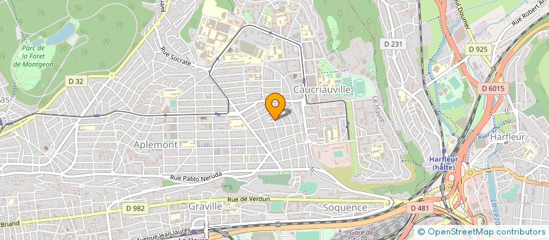 localisation de l'entreprise MONSIEUR LUC DELAMARE à LE HAVRE