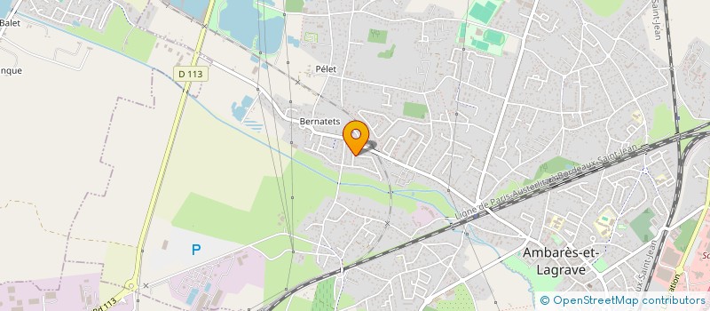 localisation de l'entreprise MONSIEUR LUC DELIERE  AMBARES-ET-LAGRAVE