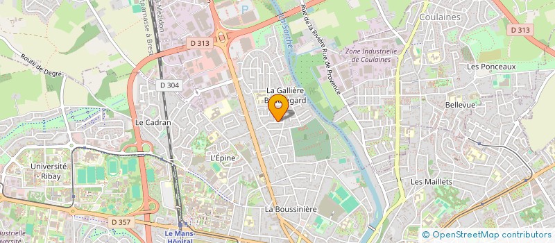 localisation de l'entreprise MONSIEUR LUC DEMESTRE à LE MANS