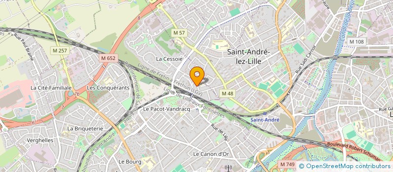 localisation de l'entreprise MONSIEUR LUC DEROUBAIX à LAMBERSART
