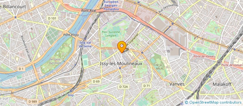 localisation de l'entreprise MONSIEUR LUC DERRAI à ISSY-LES-MOULINEAUX