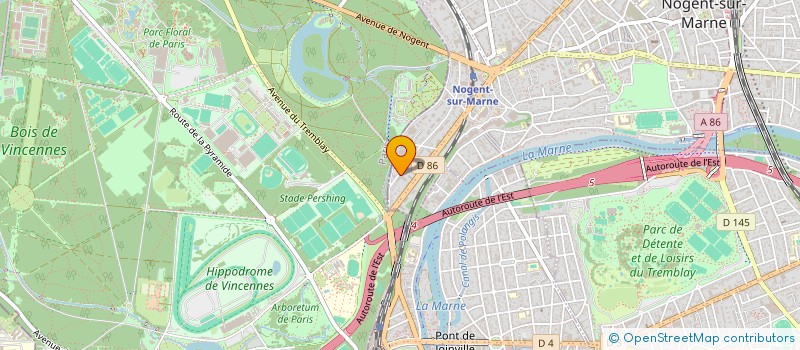 localisation de l'entreprise MONSIEUR LUC DERRENDINGER  NOGENT-SUR-MARNE