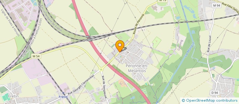 localisation de l'entreprise MONSIEUR LUC DERUDDER à PERONNE-EN-MELANTOIS