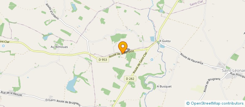 localisation de l'entreprise MONSIEUR LUC DESCAMPS  FLEURANCE