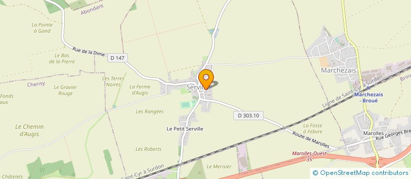localisation de l'entreprise MONSIEUR LUC DESEYNE à SERVILLE