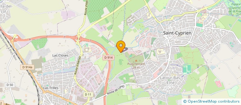 localisation de l'entreprise MONSIEUR LUC DESHAYES  SAINT-CYPRIEN