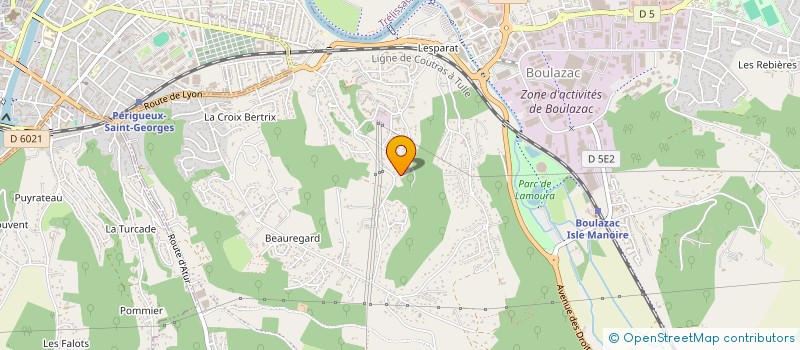 localisation de l'entreprise MONSIEUR LUC DESSAINT  BOULAZAC ISLE MANOIRE