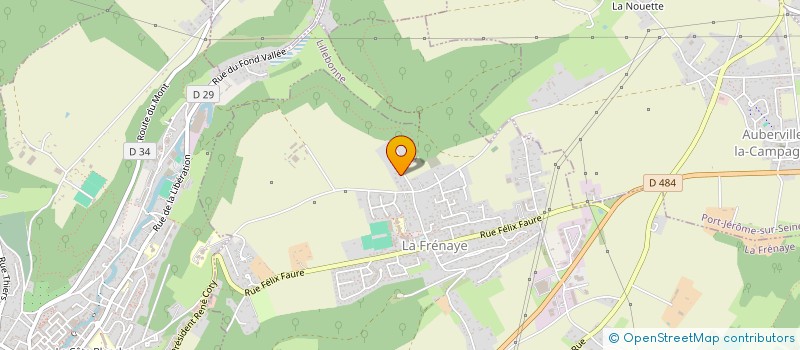 localisation de l'entreprise MONSIEUR LUC DESVAUX  LA FRENAYE