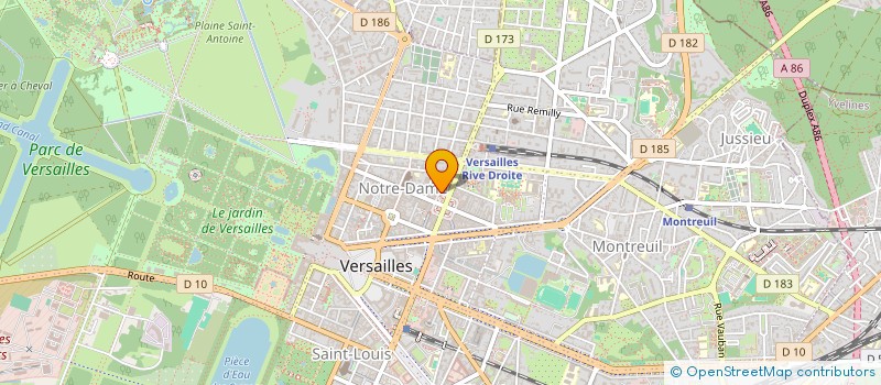 localisation de l'entreprise MONSIEUR LUC DETOURS à VERSAILLES