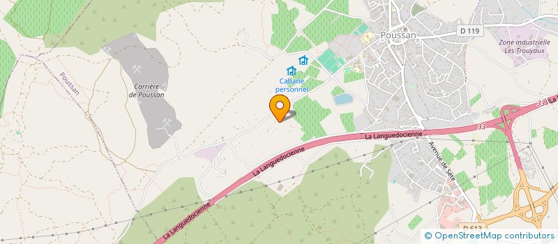 localisation de l'entreprise MONSIEUR LUC DEUS  POUSSAN