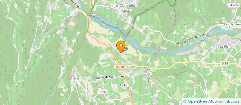 localisation de l'entreprise MONSIEUR LUC DEWITTE  CRESTET