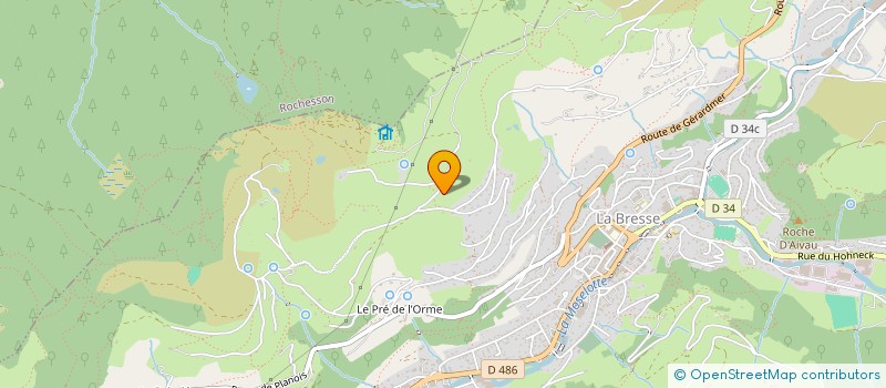 localisation de l'entreprise MONSIEUR LUC DIDIERLAURENT  LA BRESSE