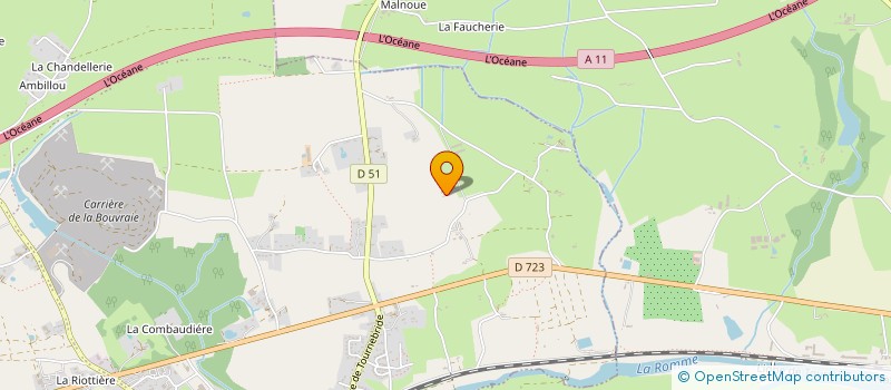 localisation de l'entreprise MONSIEUR LUC DILE à INGRANDES-LE-FRESNE-SUR-LOIRE