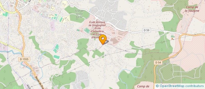 localisation de l'entreprise MONSIEUR LUC DOMALLAIN à DRAGUIGNAN