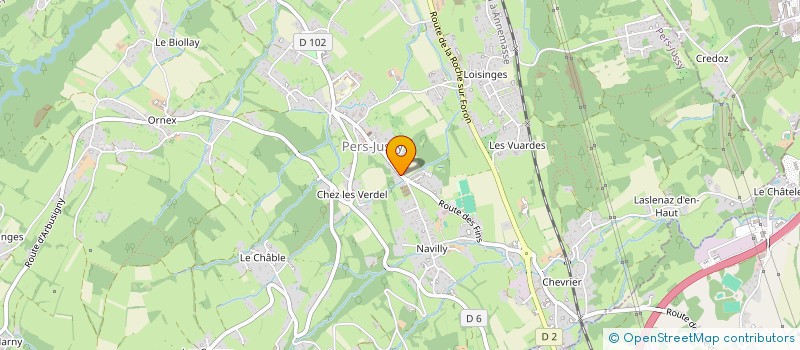 localisation de l'entreprise MONSIEUR LUC DOMPMARTIN à PERS-JUSSY