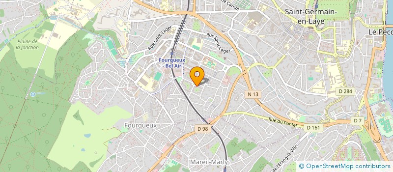 localisation de l'entreprise MONSIEUR LUC DORLET  SAINT-GERMAIN-EN-LAYE