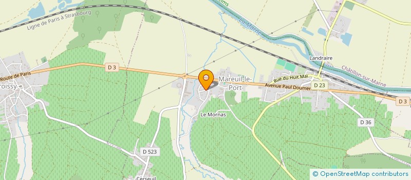 localisation de l'entreprise MONSIEUR LUC DOUDARD  MAREUIL-LE-PORT