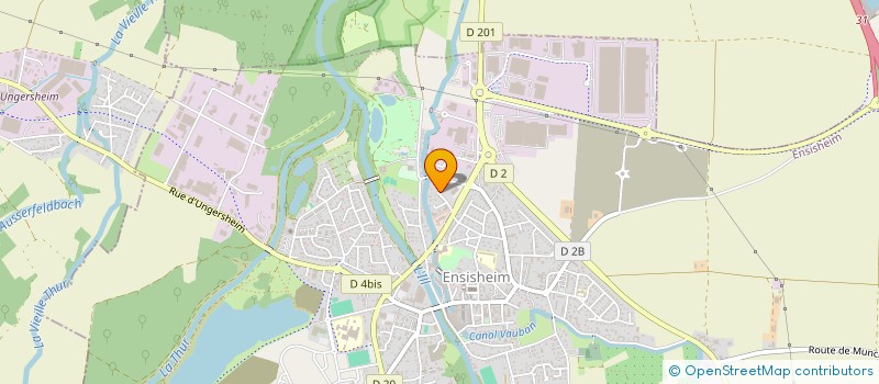 localisation de l'entreprise MONSIEUR LUC DOUNOVETZ  ENSISHEIM