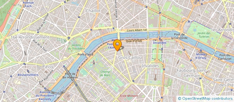 localisation de l'entreprise MONSIEUR LUC DU à PARIS