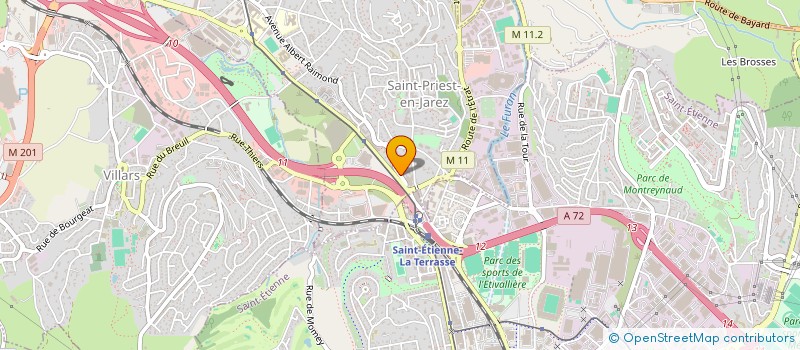 localisation de l'entreprise MONSIEUR LUC DUBOIS-PAGNON  SAINT-PRIEST-EN-JAREZ