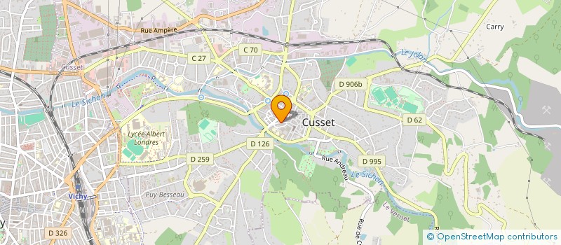 localisation de l'entreprise MONSIEUR LUC DUCASSE à CUSSET