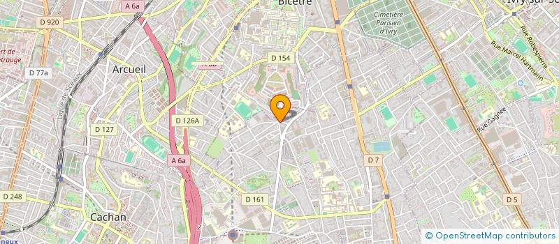 localisation de l'entreprise MONSIEUR LUC DUMONT  VILLEJUIF