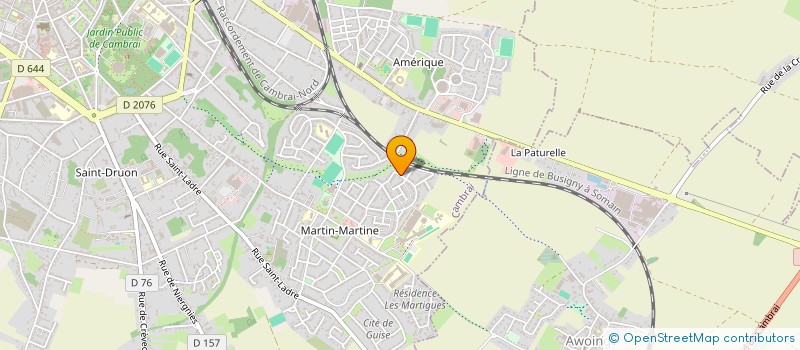 localisation de l'entreprise MONSIEUR LUC DUMOULIN  CAMBRAI