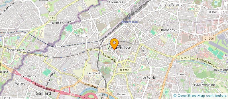 localisation de l'entreprise MONSIEUR LUC DUNAND  AMBILLY