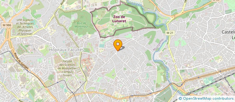 localisation de l'entreprise MONSIEUR LUC DUPIN à MONTPELLIER