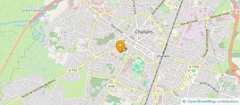 localisation de l'entreprise MONSIEUR LUC DURAND à CHALLANS