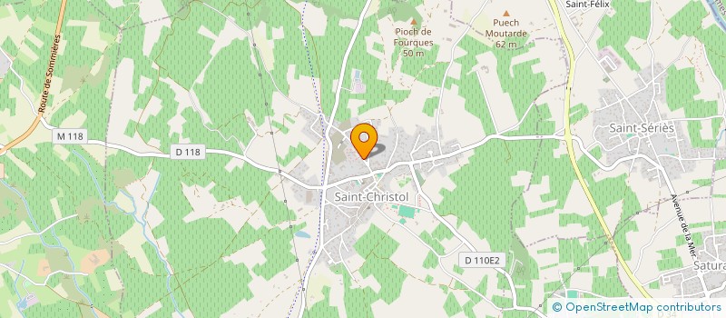 localisation de l'entreprise MONSIEUR LUC DURAND  ENTRE-VIGNES