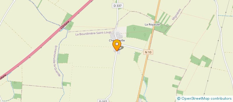 localisation de l'entreprise MONSIEUR LUC DUVAL à LA BOURDINIERE-SAINT-LOUP