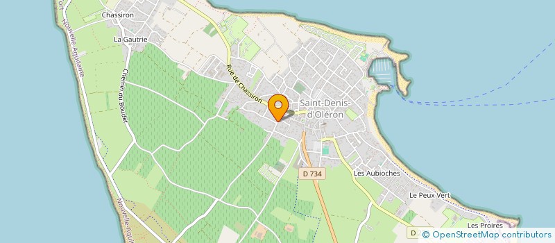 localisation de l'entreprise MONSIEUR LUC DUVAL  SAINT-DENIS-D'OLERON