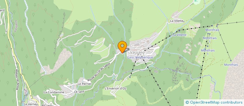 localisation de l'entreprise MONSIEUR LUC ECONOMIDES  VAUJANY