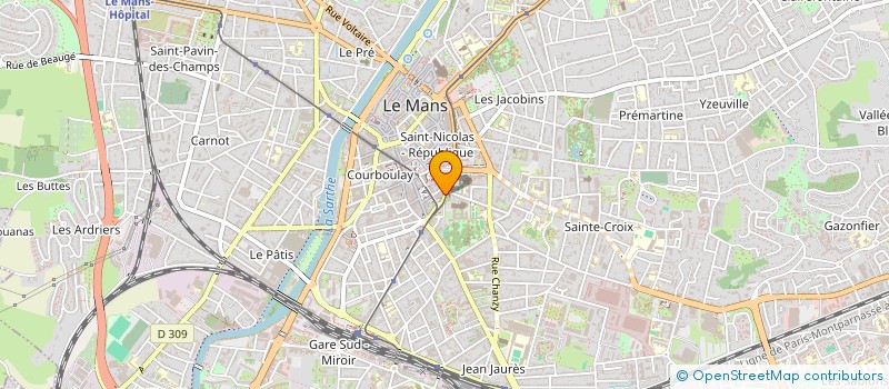 localisation de l'entreprise MONSIEUR LUC EGEA  LE MANS