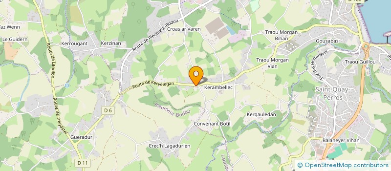 localisation de l'entreprise MONSIEUR LUC EGGENHUIZEN à PERROS-GUIREC