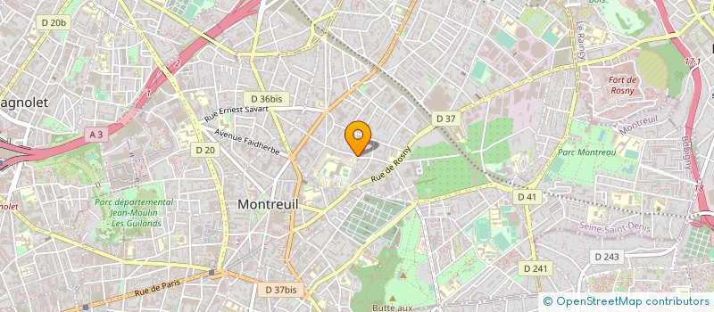 localisation de l'entreprise MONSIEUR LUC ESCADAFALS à MONTREUIL